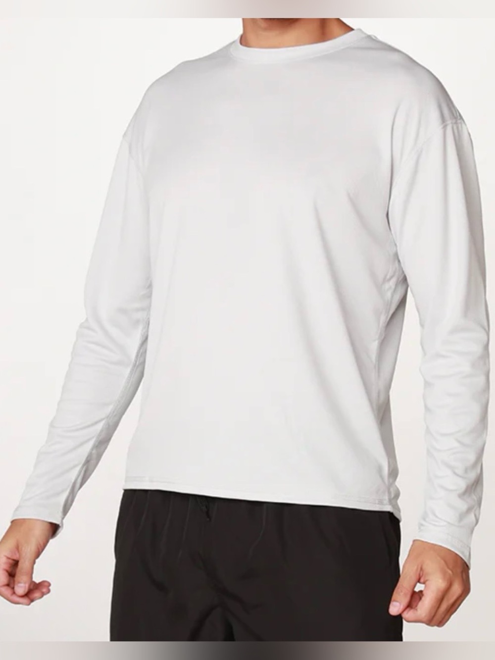 Ingear Outdoor Men’s XXL Relaxed White UPF 50+ Long Sleeve Performance Tee New